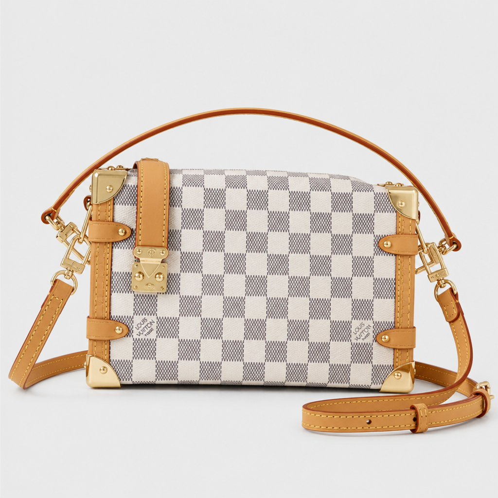 Asymmetric Lock-Detail Zip Shoulder Bag — view 11