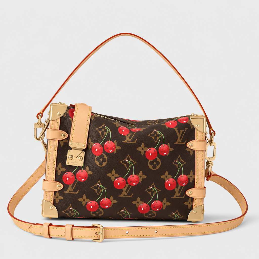 Asymmetric Lock-Detail Zip Shoulder Bag — view 12