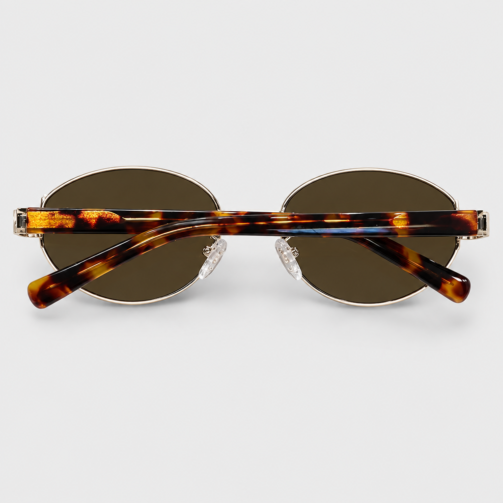 Retro Round Frame Sunglasses — view 4