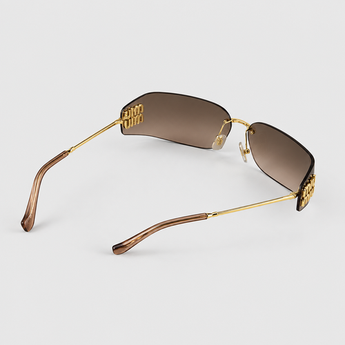 Unisex Rimless Alloy Sunglasses