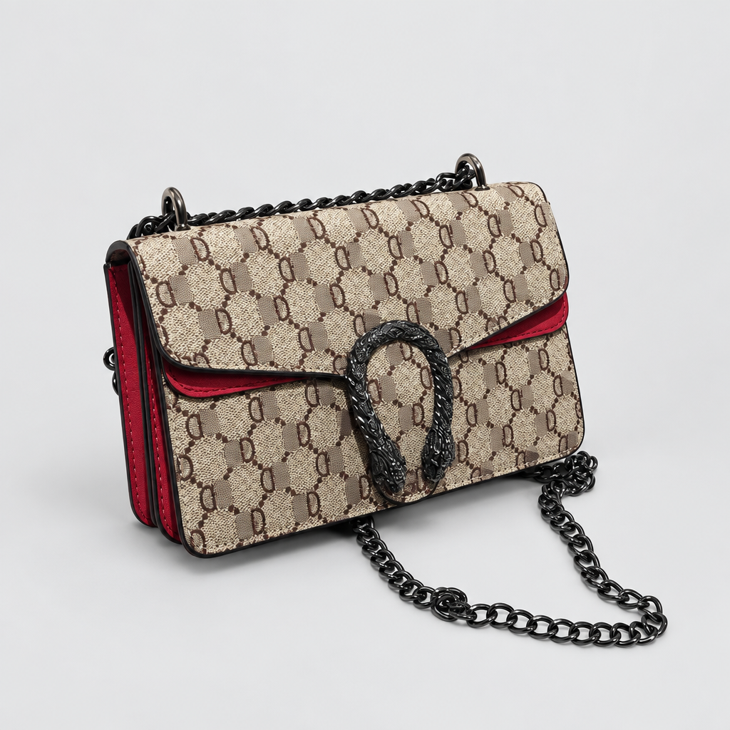 Retro Quilted Chain Crossbody Bag — view 11