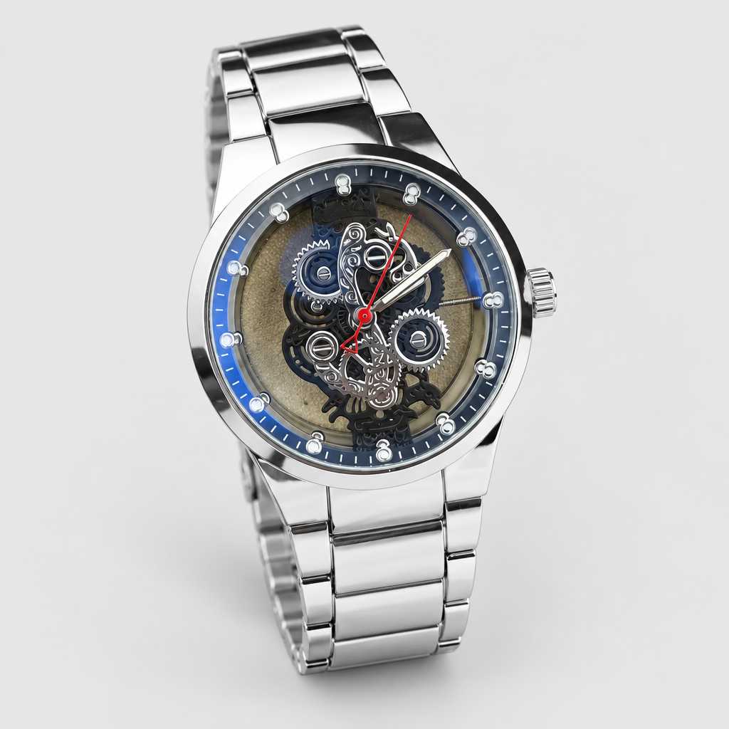 Skeleton Cushion Watch — view 3