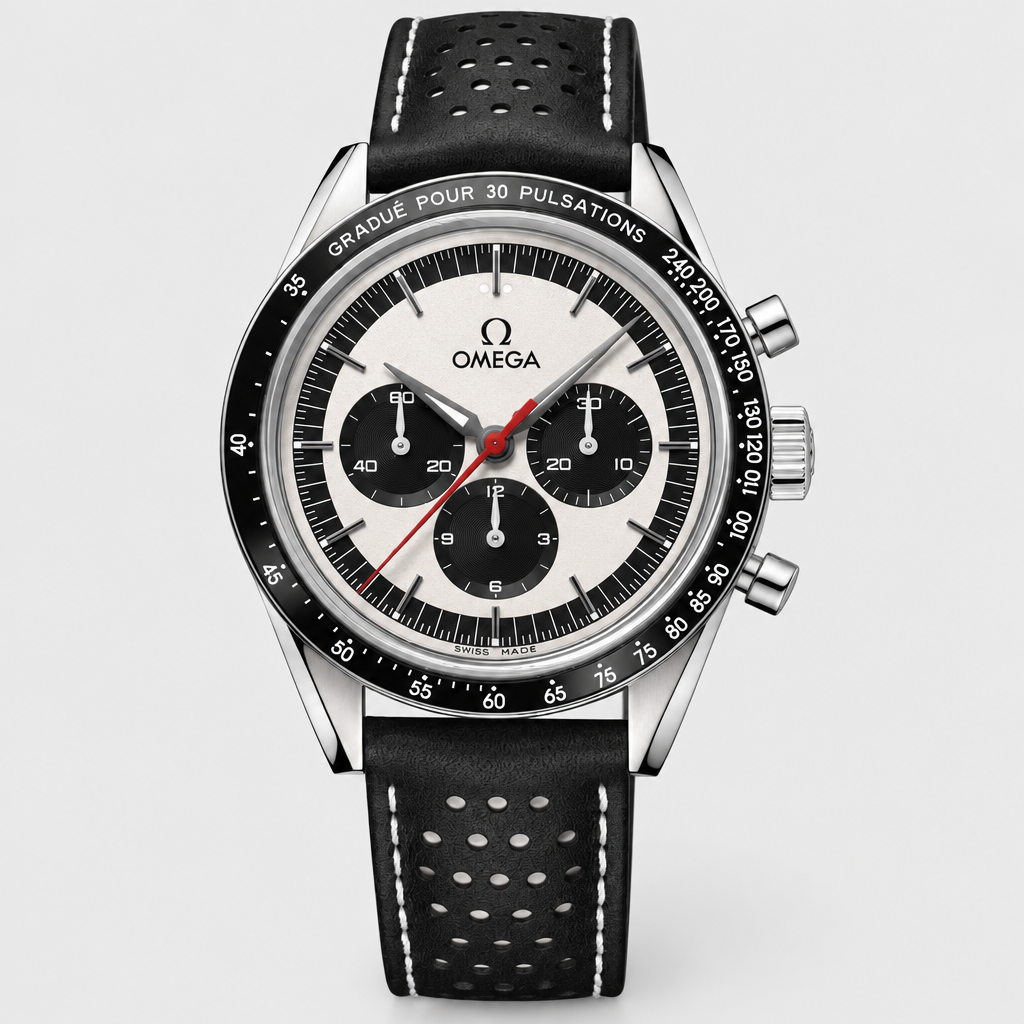Polished Three-Register Chronograph — view 3