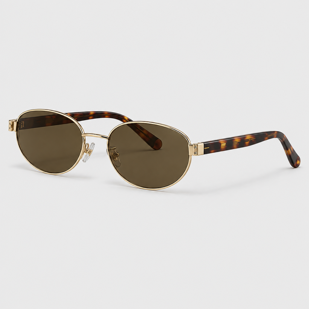 Retro Round Frame Sunglasses — view 3