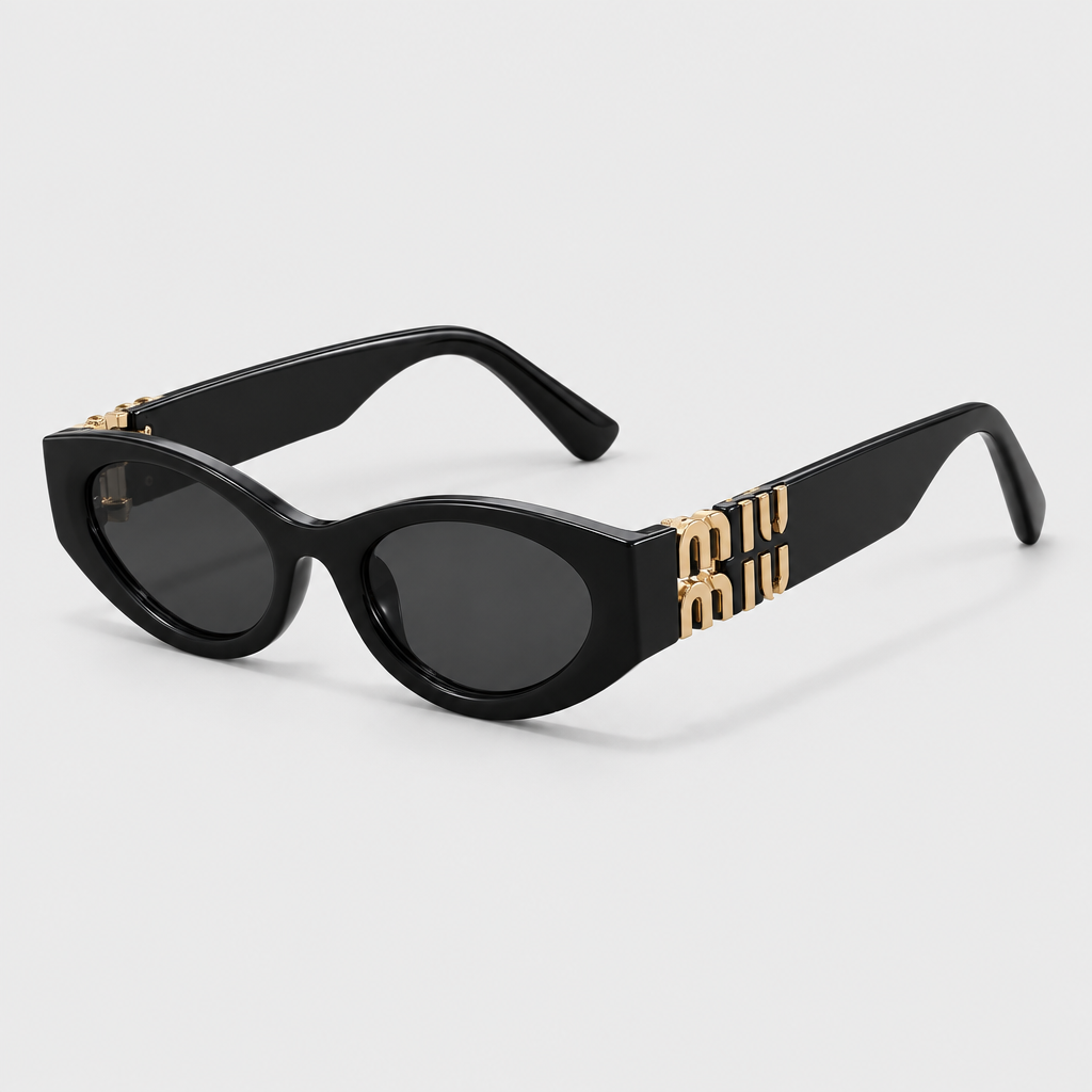 Letter-Detail Cat-Eye Sunglasses — view 1