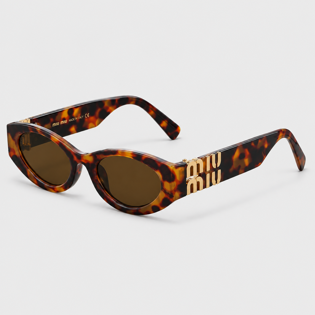Letter-Detail Cat-Eye Sunglasses — view 10