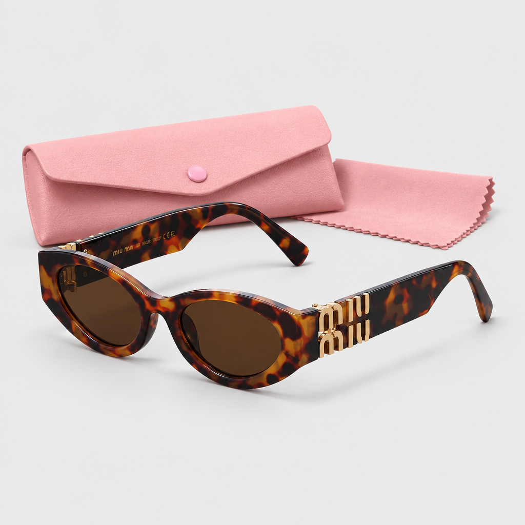 Letter-Detail Cat-Eye Sunglasses — view 11