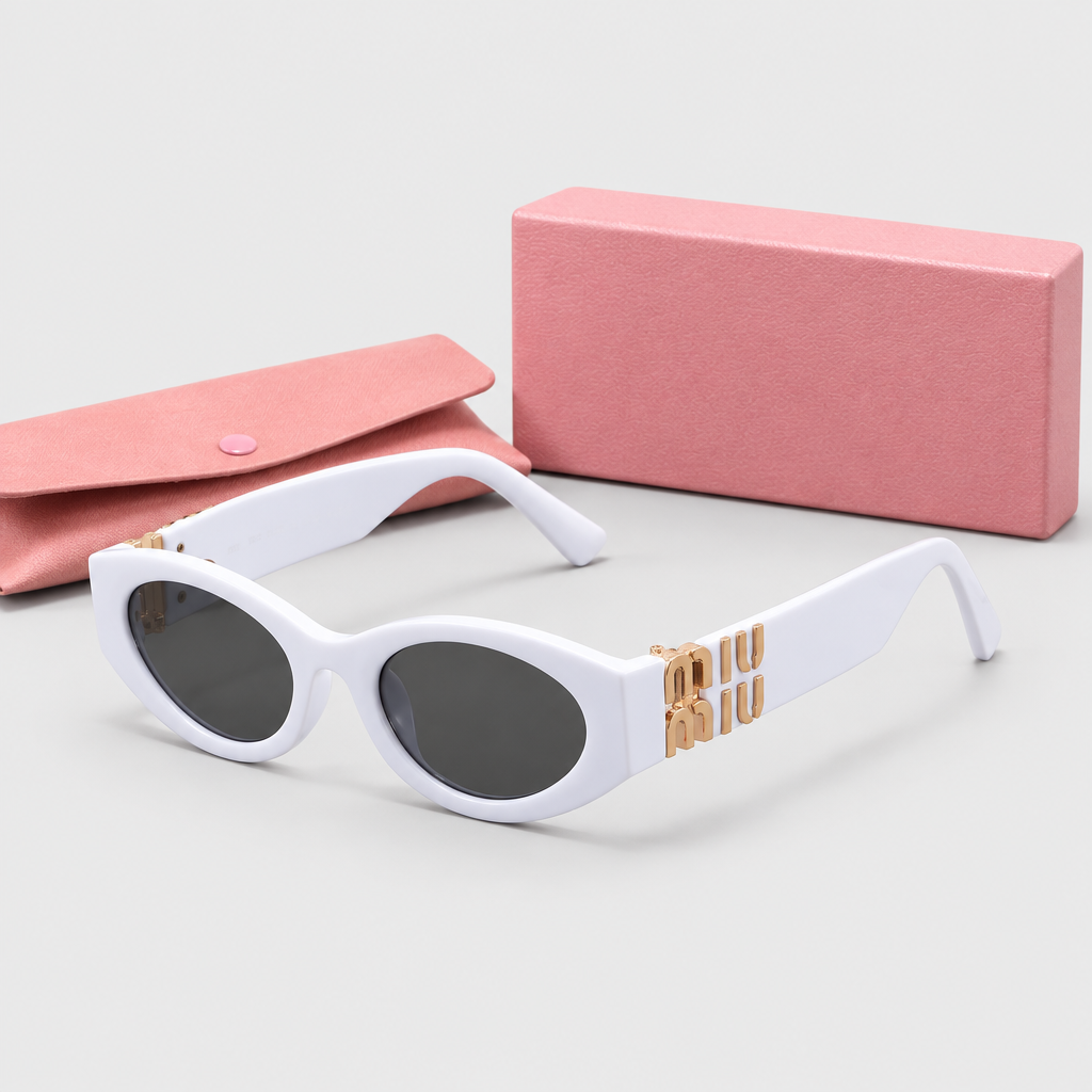 Letter-Detail Cat-Eye Sunglasses — view 15