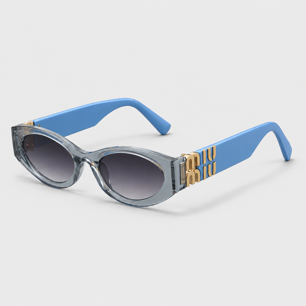 Letter-Detail Cat-Eye Sunglasses — view 16