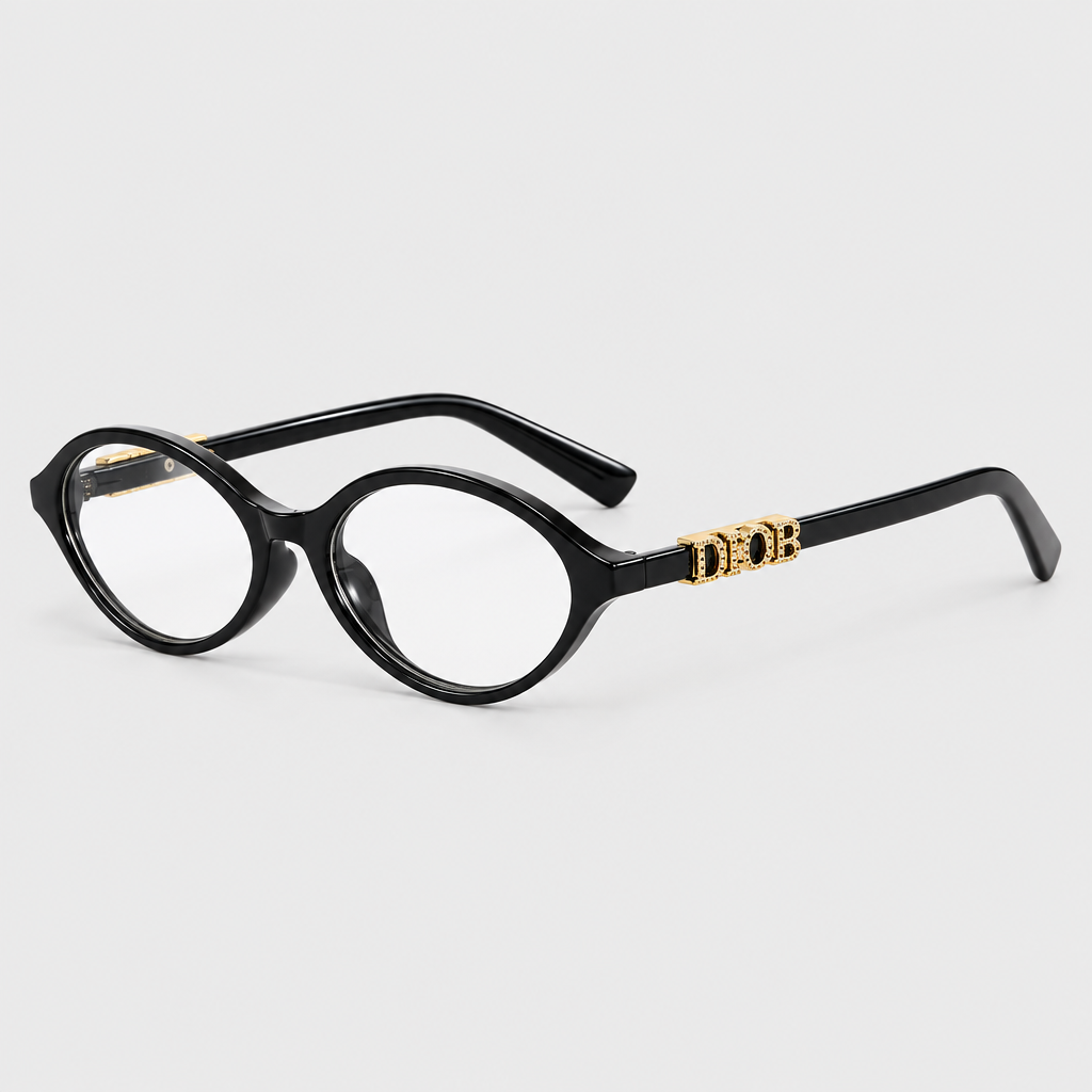 Letter-Temple Cat-Eye Sunglasses — view 9