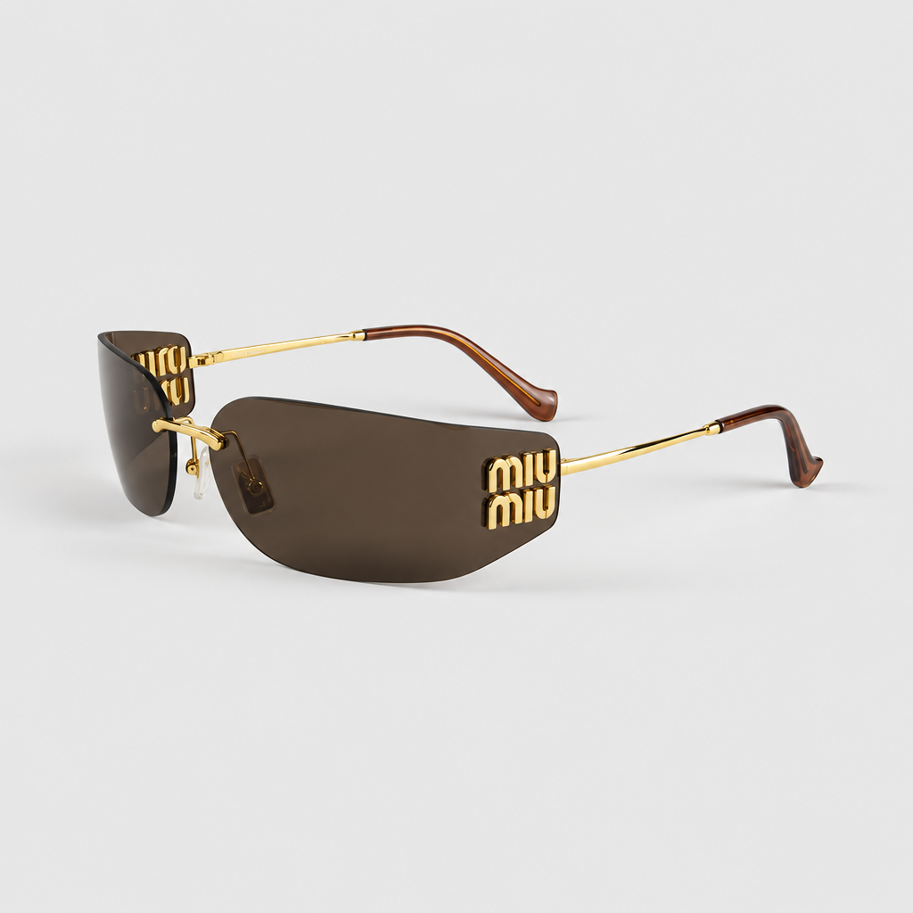 Unisex Rimless Alloy Sunglasses — view 1