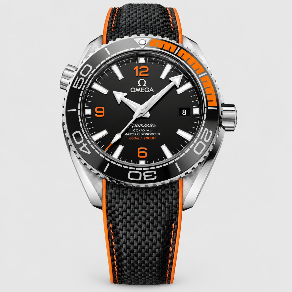 Numeral-Dial Bezel Strap Watch — view 7