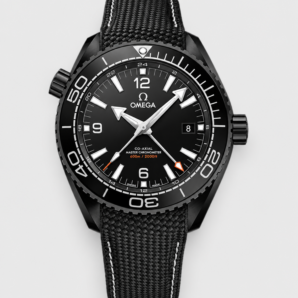 Numeral-Dial Bezel Strap Watch — view 10