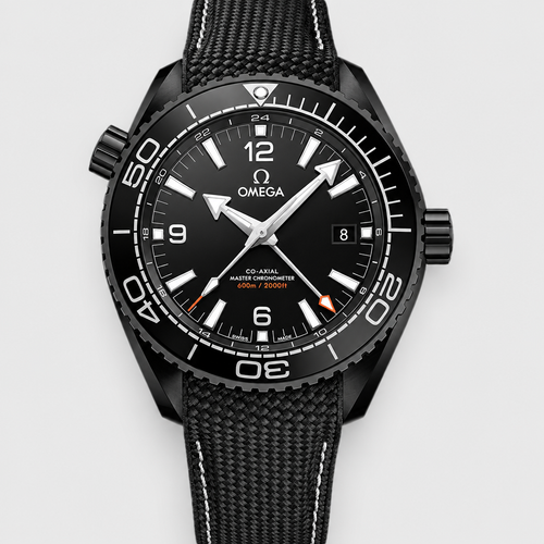 Numeral-Dial Bezel Strap Watch