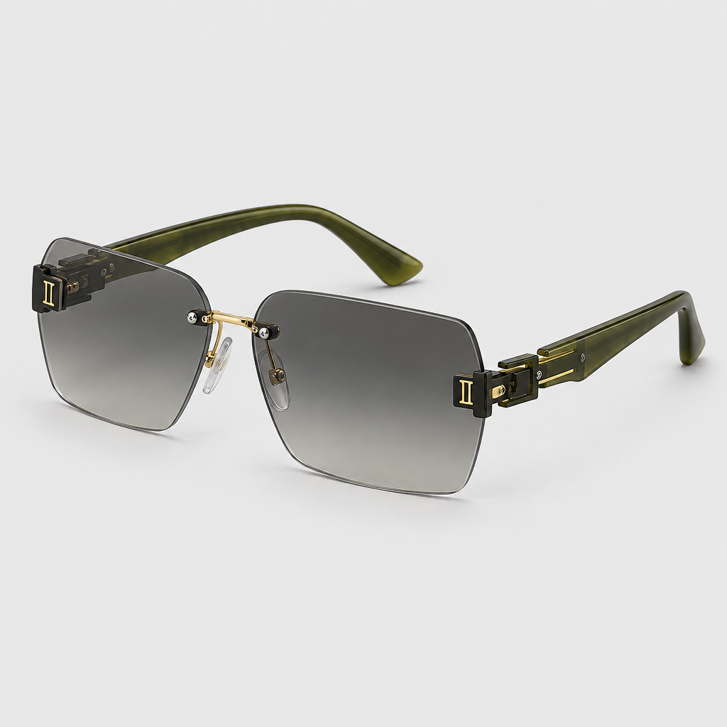 Oversized Square Gradient Sunglasses — view 1
