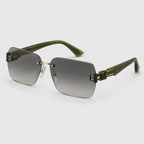 Oversized Square Gradient Sunglasses