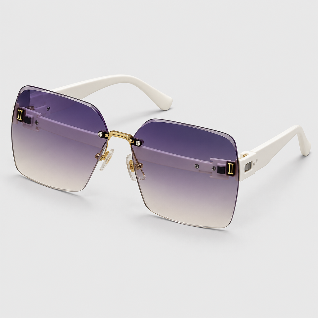 Oversized Square Gradient Sunglasses — view 7