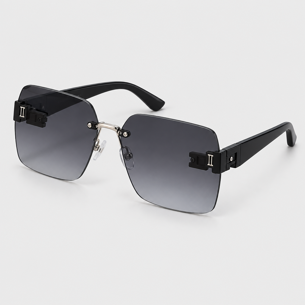 Oversized Square Gradient Sunglasses — view 8
