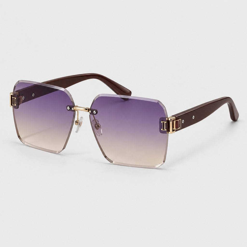 Oversized Square Gradient Sunglasses — view 9