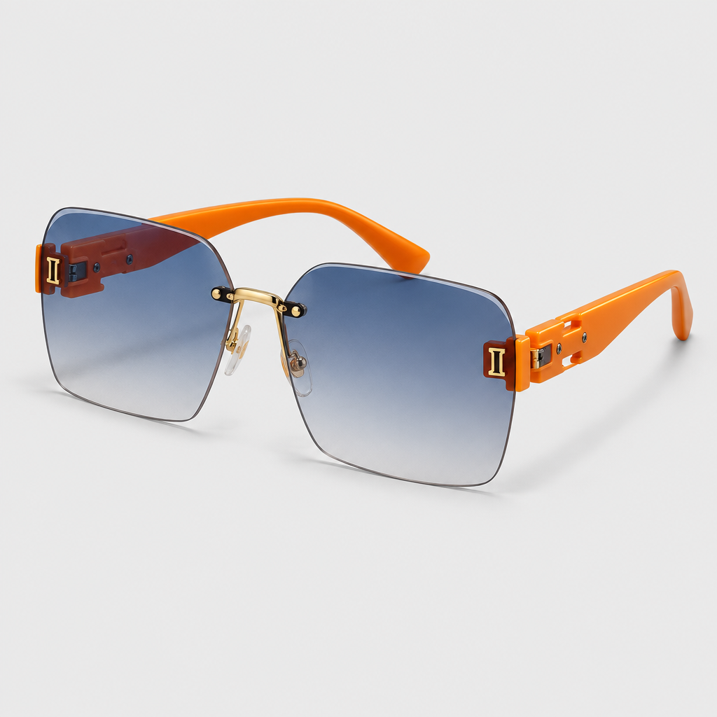Oversized Square Gradient Sunglasses — view 10
