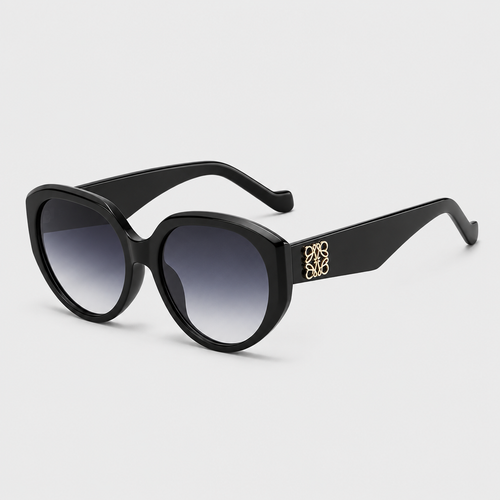 Women's Oversized Logo Sunglasses