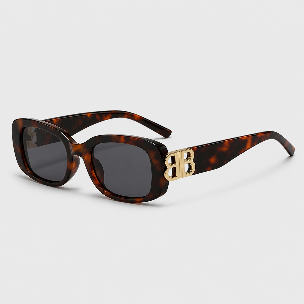 Double-B Rectangular Sunglasses — view 7