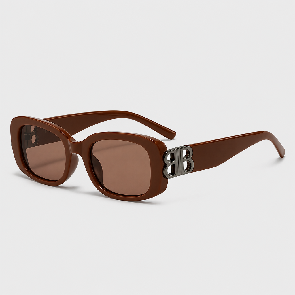 Double-B Rectangular Sunglasses — view 8