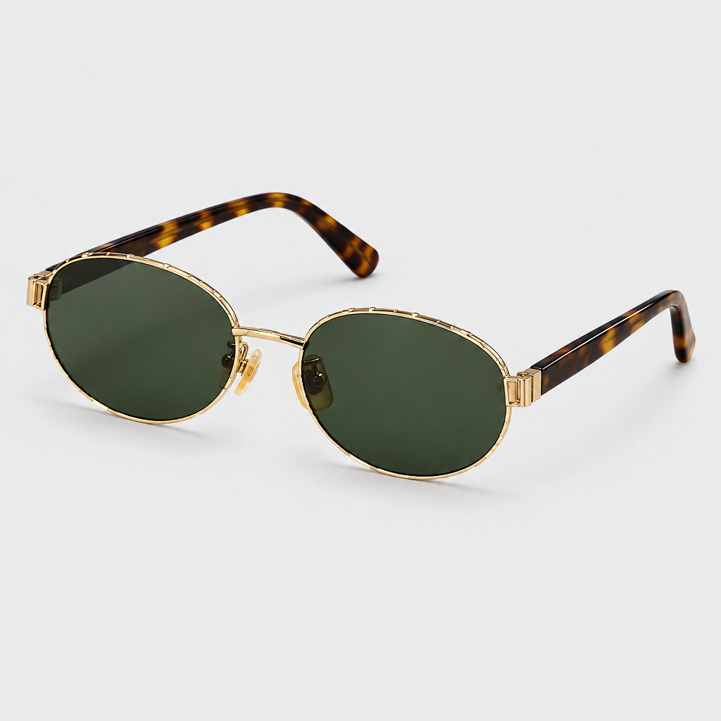 Retro Round Frame Sunglasses — view 8