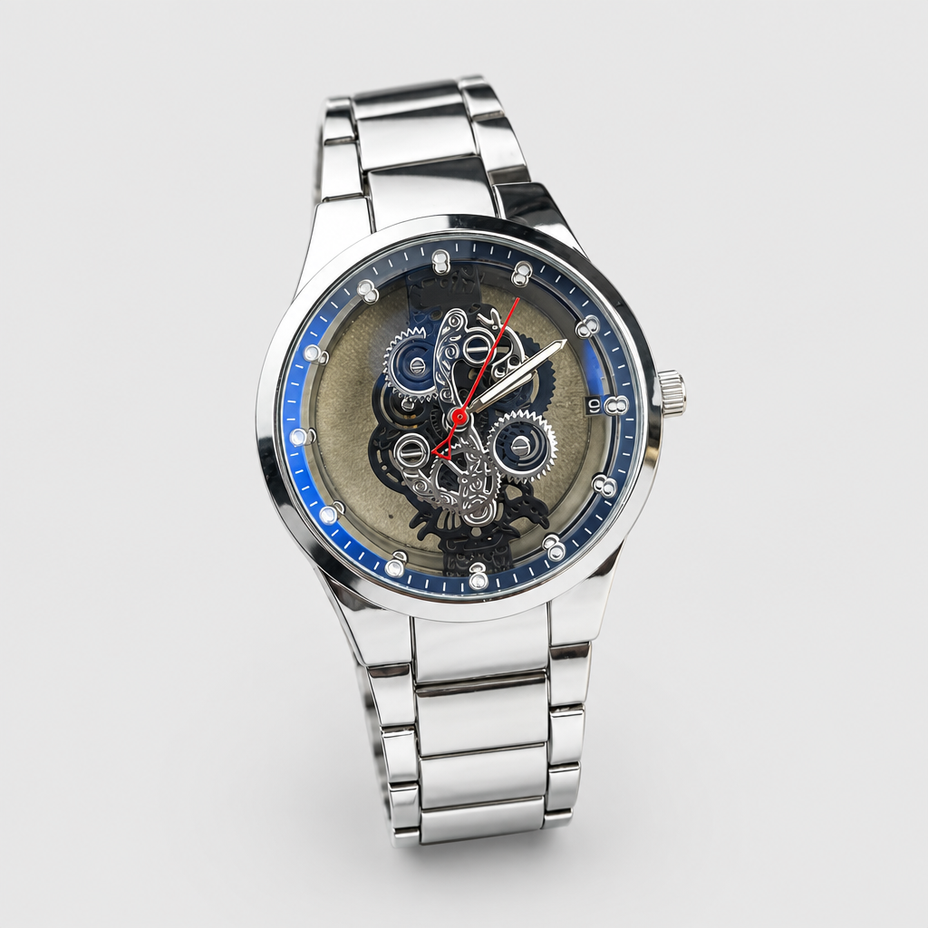 Skeleton Cushion Watch — view 1