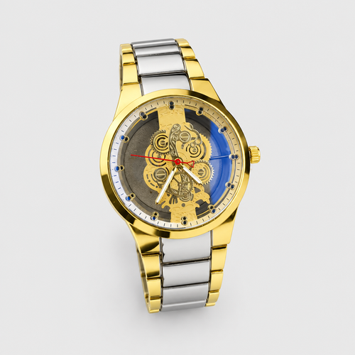 Skeleton Cushion Watch