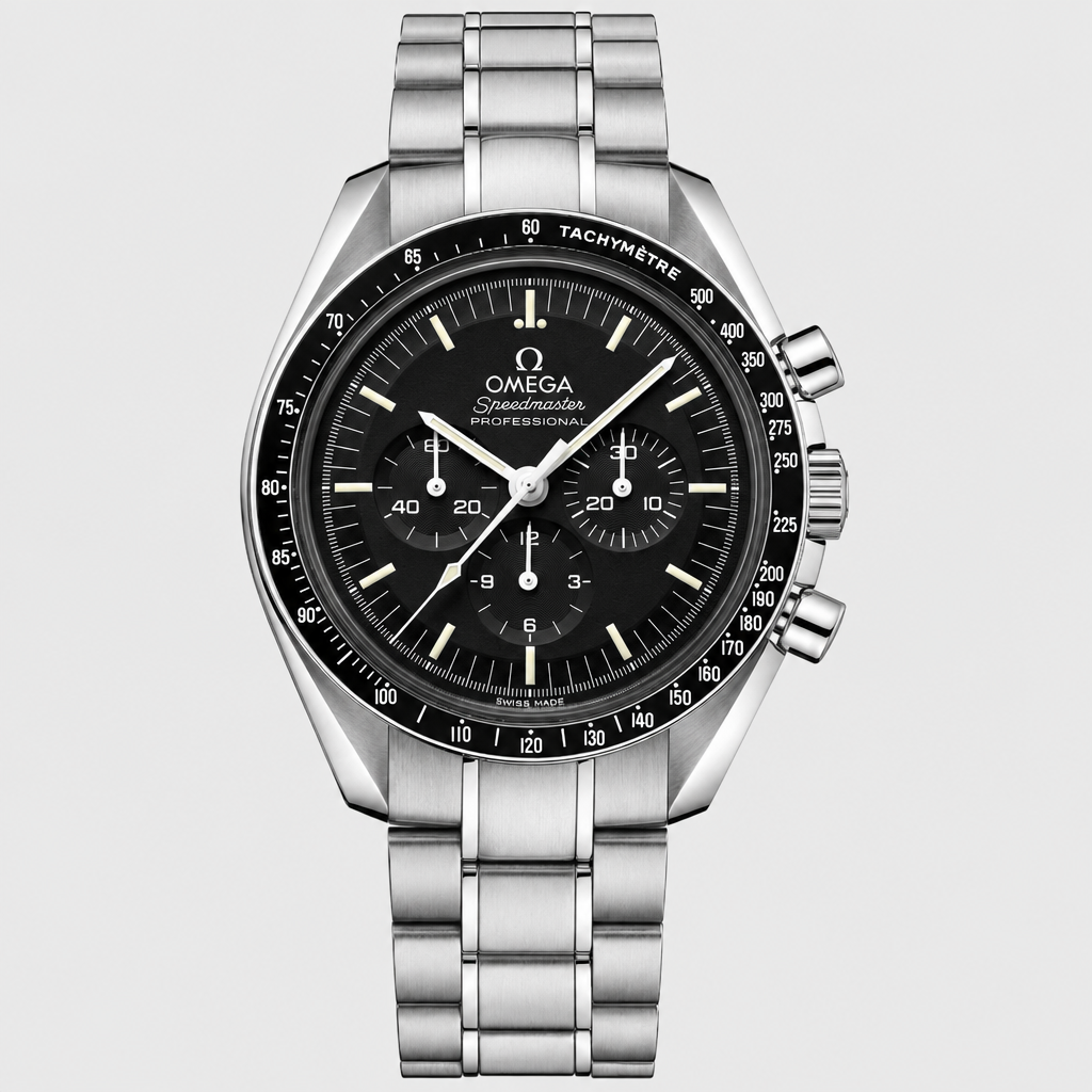 Baton-Dial Tachymeter Bracelet Watch — view 1