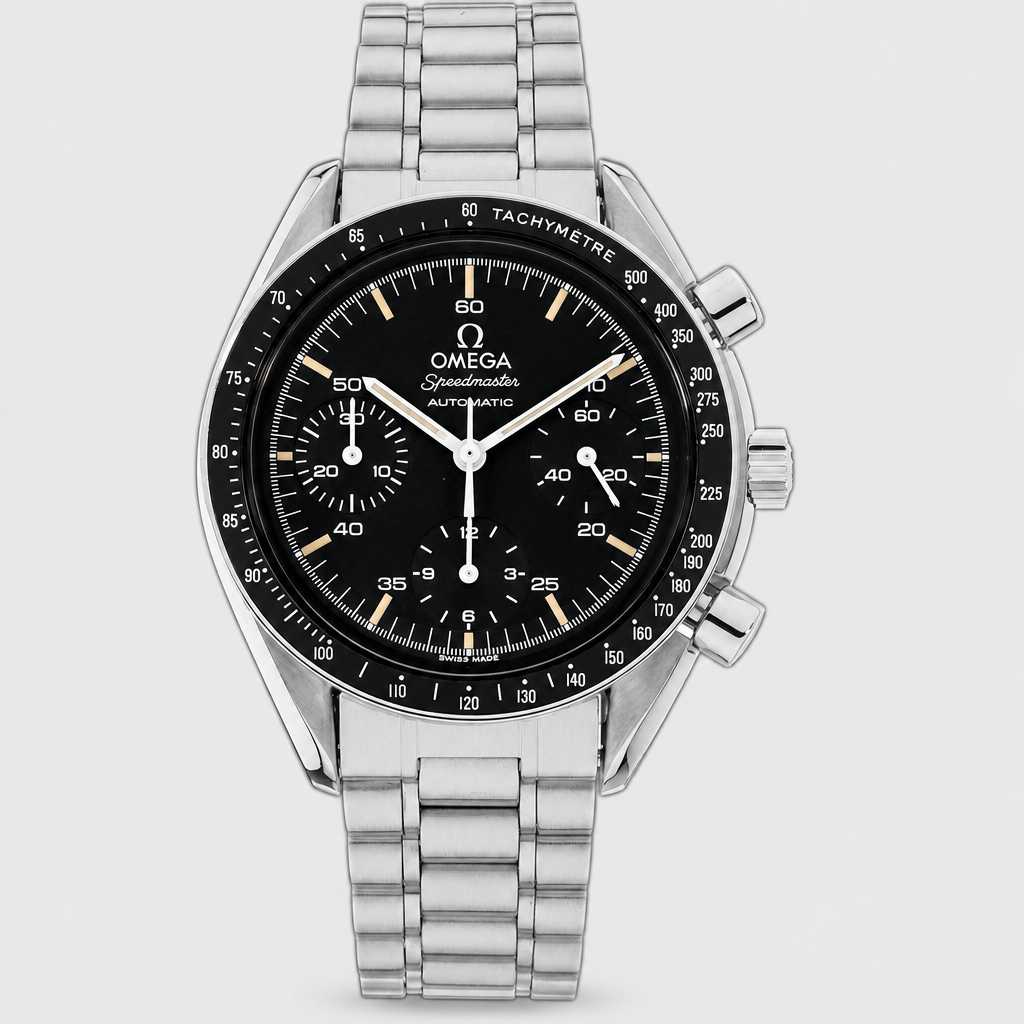 Baton-Dial Tachymeter Bracelet Watch — view 7