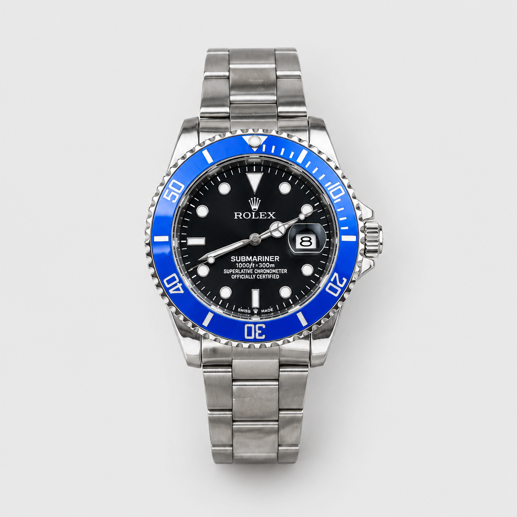 Bold-Color Round Bezel Watch — view 1