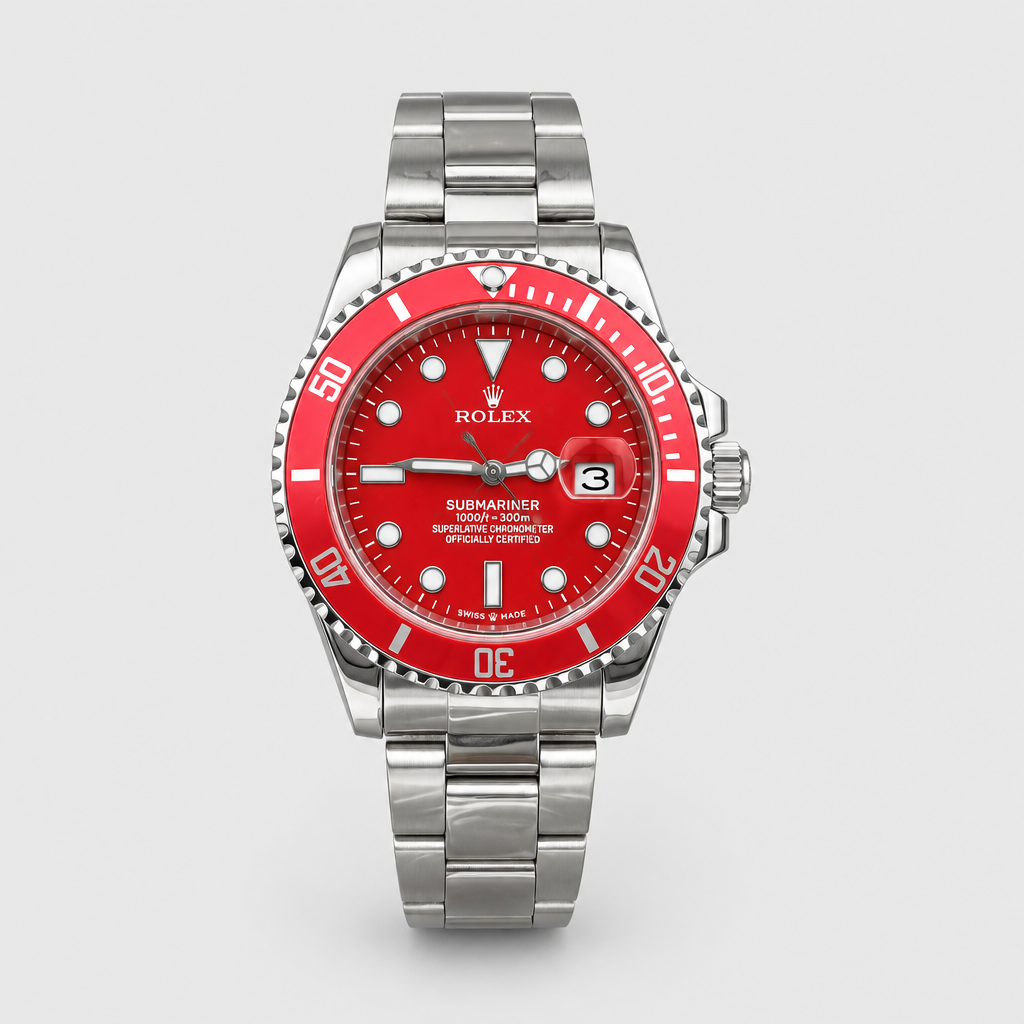 Bold-Color Round Bezel Watch — view 7
