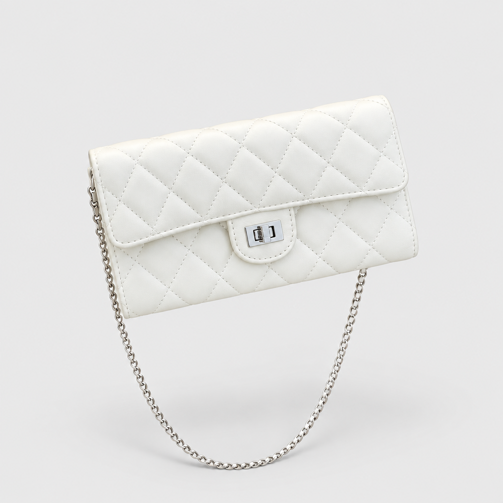 Women's Diamond Quilted Shoulder Bag — view 8