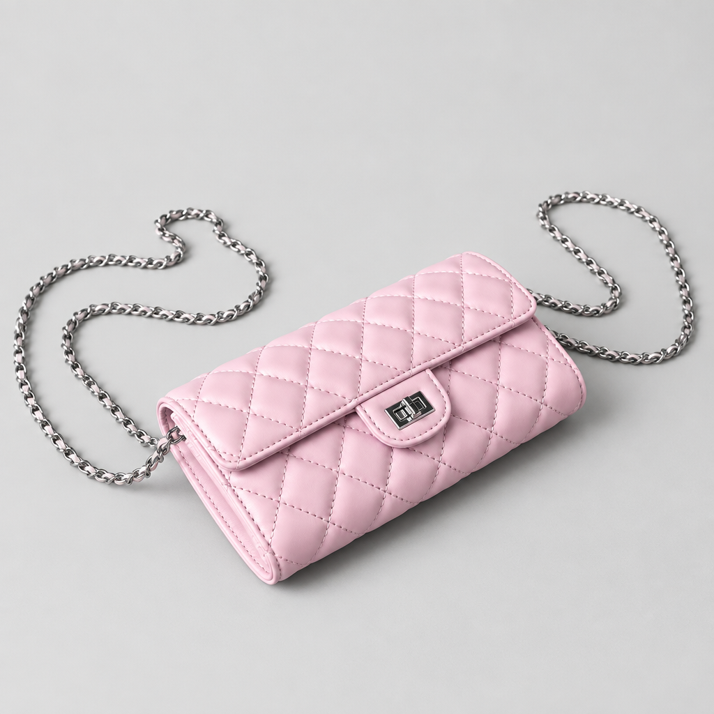 Women's Diamond Quilted Shoulder Bag — view 9