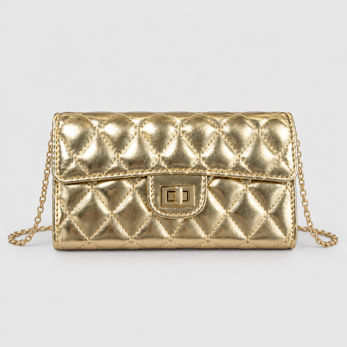 Women's Diamond Quilted Shoulder Bag