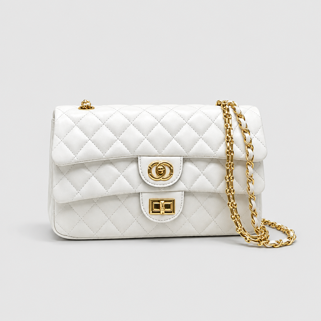 Retro Diamond Quilted Chain Shoulder Bag — view 10
