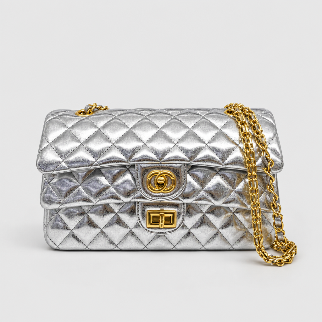 Retro Diamond Quilted Chain Shoulder Bag — view 11