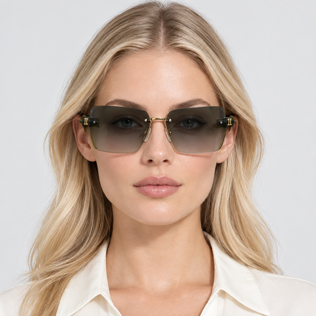 Oversized Square Gradient Sunglasses — view 5