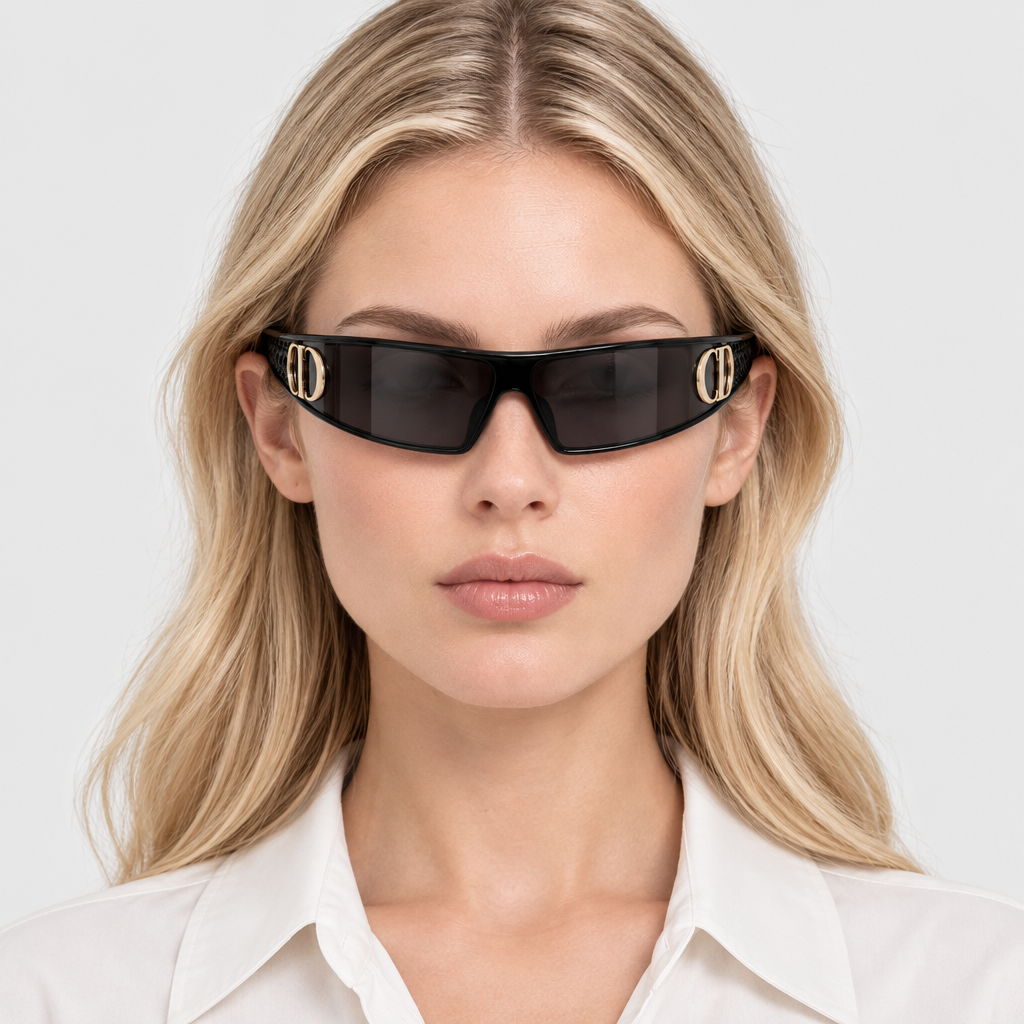 Unisex Cat-Eye Wraparound Sunglasses — view 5