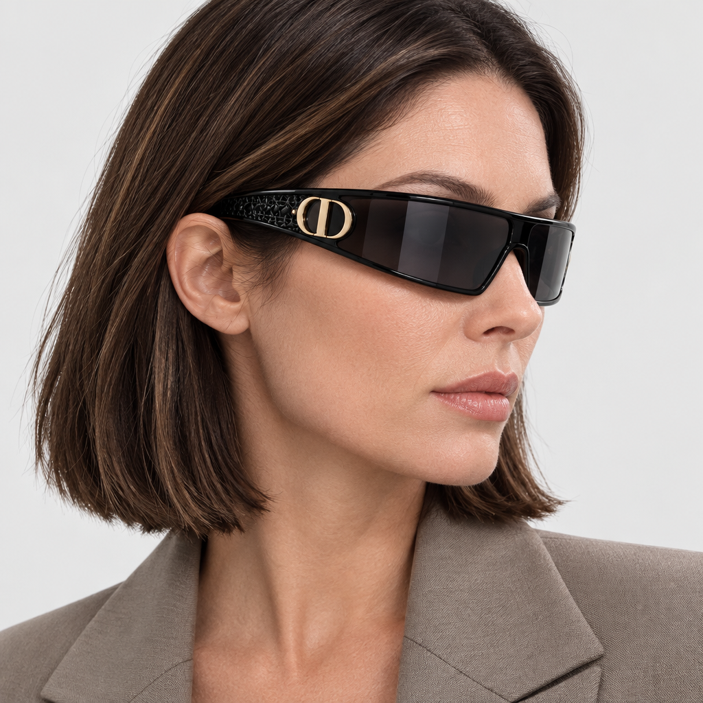 Unisex Cat-Eye Wraparound Sunglasses — view 6