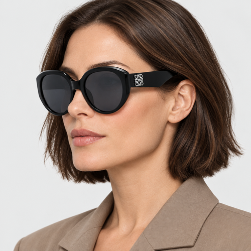 Women's Oversized Logo Sunglasses